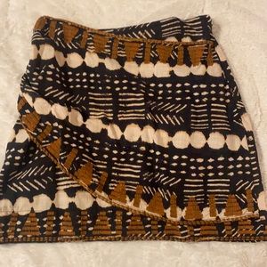 Free people Aztec mini skirt